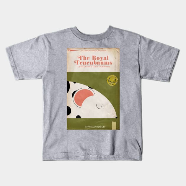 The Royal Tenenbaums Book Cover Tee Kids T-Shirt by trevorduntposterdesign